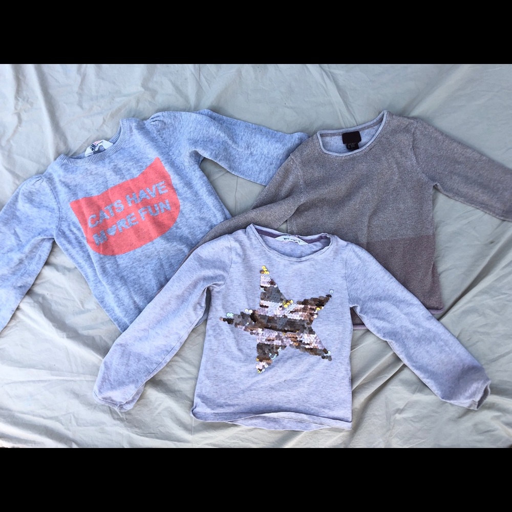 Bundle of Girls’ Long Sleeved Tops